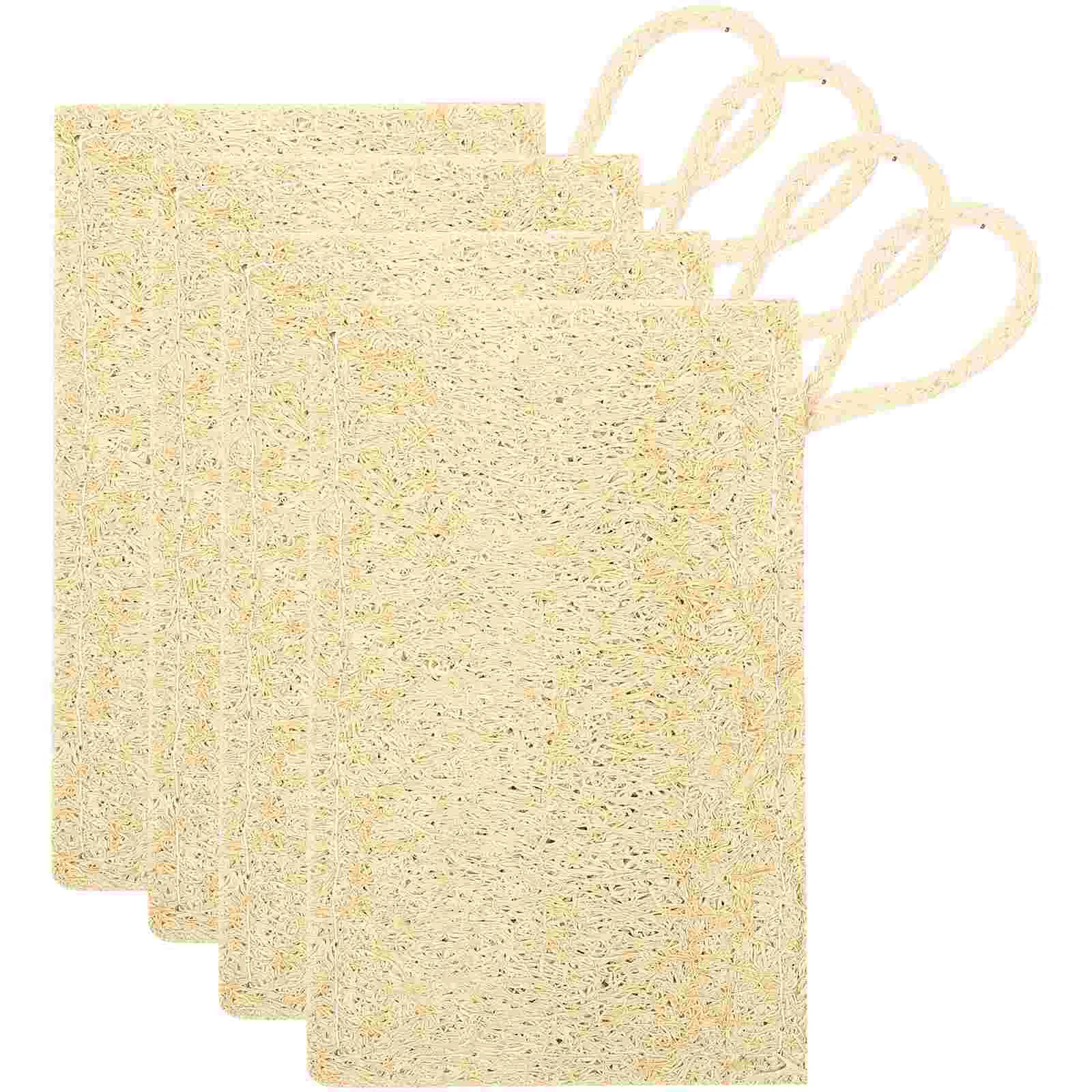 

Sponge Sponges Loofah Dish Scrub Kitchen Scrubber Exfoliating Wash Non Erase Dry Cleaning Cloth Plate Dishwashing Pad Shower
