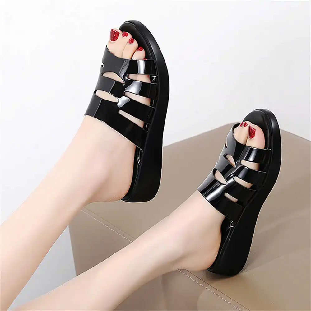 Soft Number 35 Women Slipper Wholesale Swimming Sandals Shoes Black Loafers Sneakers Sports Specials Low Cost Outing News