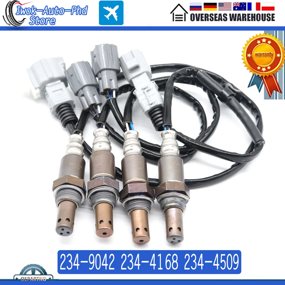 4 шт. датчик кислорода вверх и вниз соотношение воздуха топлива лямбда O2 234-9042 234-4168