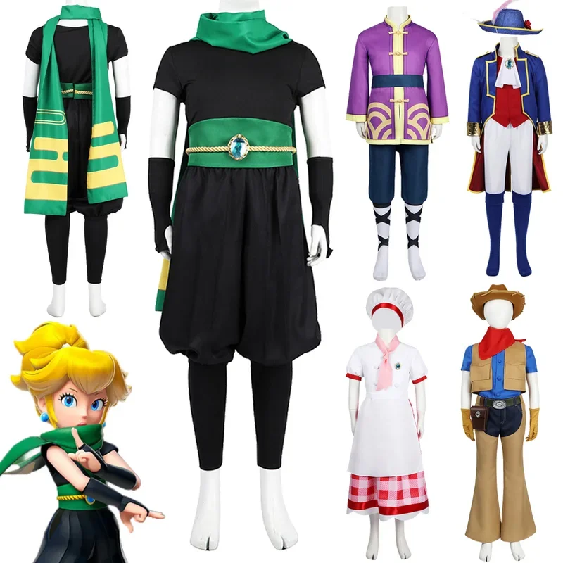 Детский рыцарь ковбой меч персик косплей искусственная Аниме игра костюм Showtime