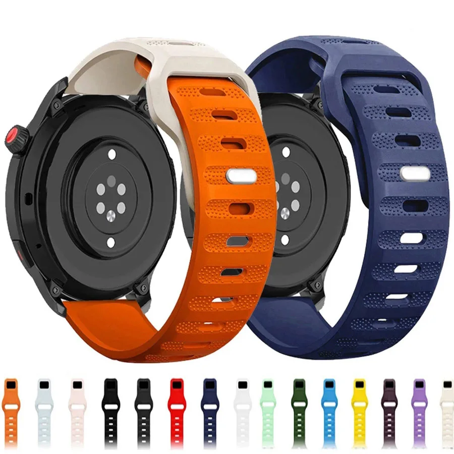 

For Zeblaze Vibe 7 Pro SmartWatch Band Silicone Strap For Zeblaze Stratos 3 2 Lite Beyond 2 GTR GTS Pro Btalk Wristband Bracelet