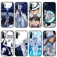 detective conan anime magic kaito phone case for huawei honor mate 10 20 30 40 i 9 8 pro x lite p smart 2019 y5 2018 nova 5t