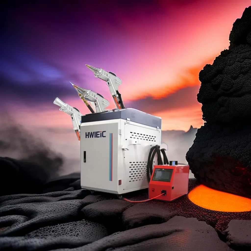 HWLEIC HJ-1500 Ручной сварочный аппарат для сварки и резки металла с головкой Au3tech 3 в 1