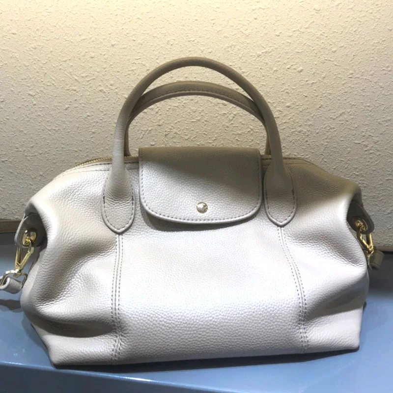 

2022 Genuine Leather Bags For Women Vintage Simple Small Handbag Casual High Quality Female Shoulder Crossbody Tote Bag Spring