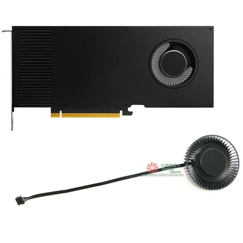Ventilador para Nvidia Quadro Rtx A4000 Gráficos de Refrigeração Vídeo Bapa0716b2hp001 o