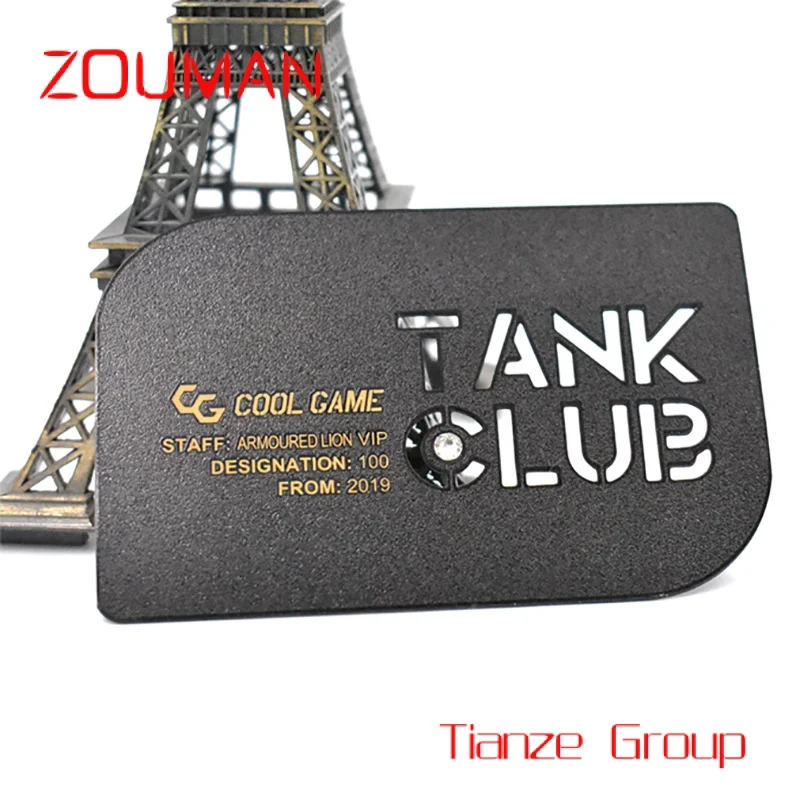 

Быстрый Rding den N etal Card Preiu etal Busins Card ith гравированный клиентский логотип