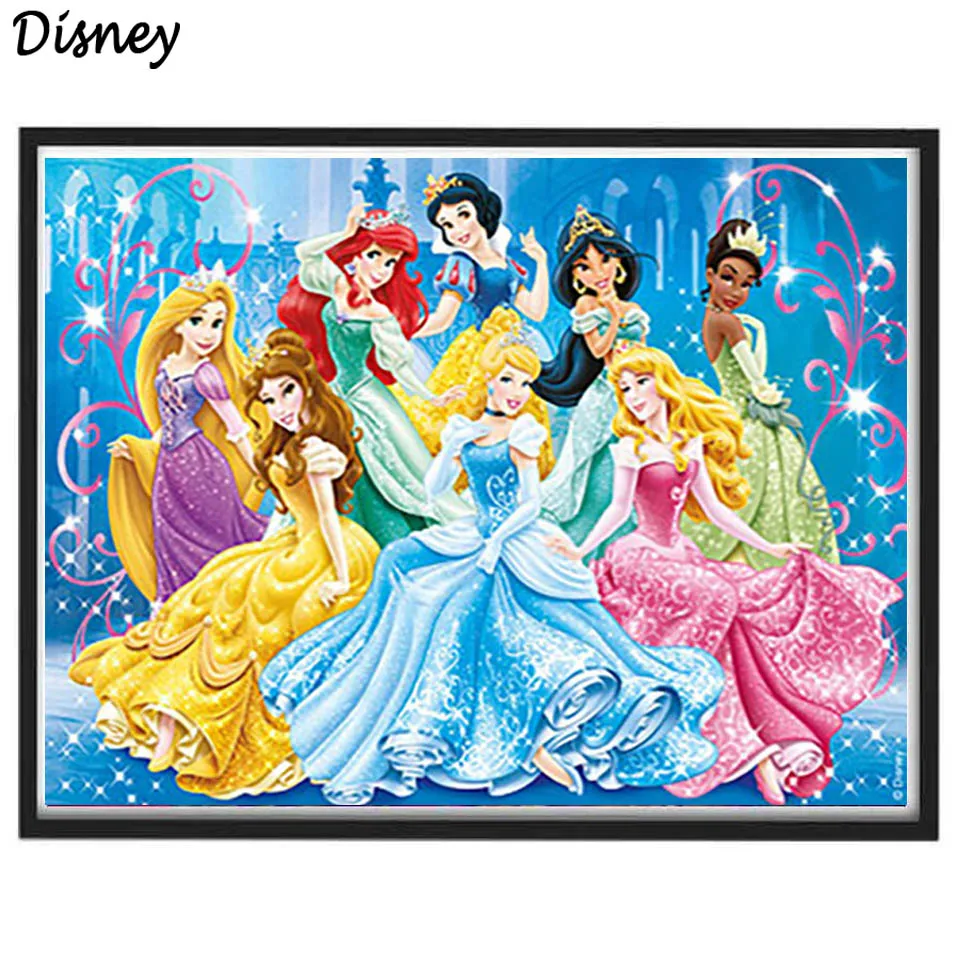 

5D DIY Diamond Painting Disney Princess Series Cross Stitch Kit Embroidery Diamond Mosaic Rhinestone Art Picture Home Decor Gift