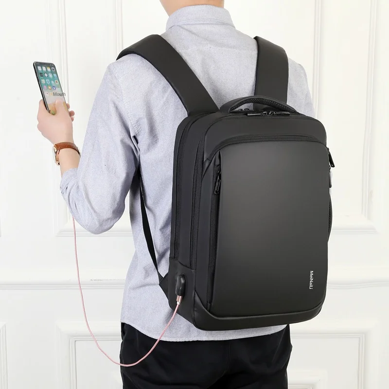 

15.6 Inch Laptop Backpack Bag for Men Schoolbag Notebook Waterproof USB Charging Travel Bags Bagpack Anti Theft Backpack Man
