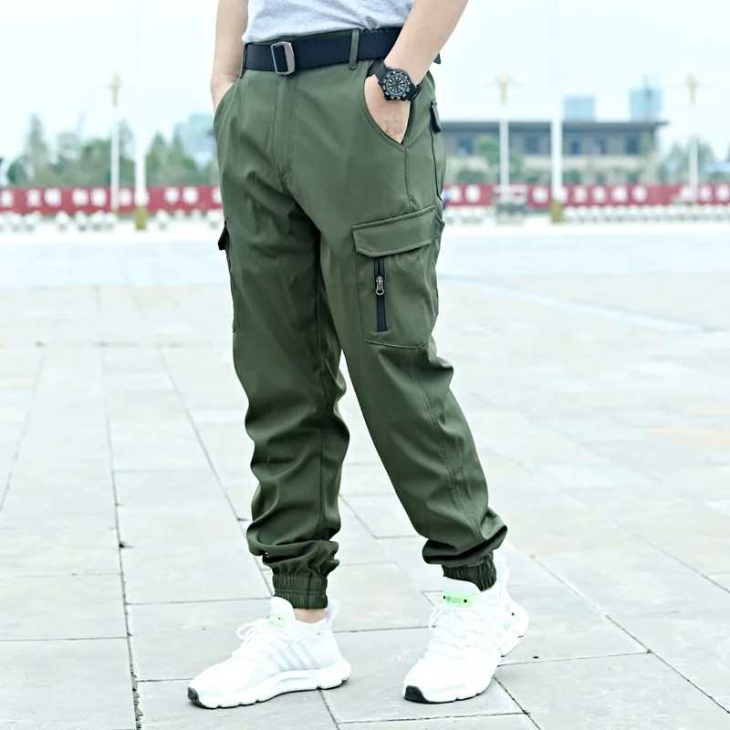 

Spring Waterproof Fishing Pants Elastic Breathable Fishing Trousers Wear Resistant Outdoor Fishing Military Tactical Pants Men