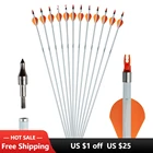 Карбоновые стрелы TopArchery, хвост 400, 31,5 дюйма, зеленые лопасти для стрельбы из лука, для стрельбы из лука