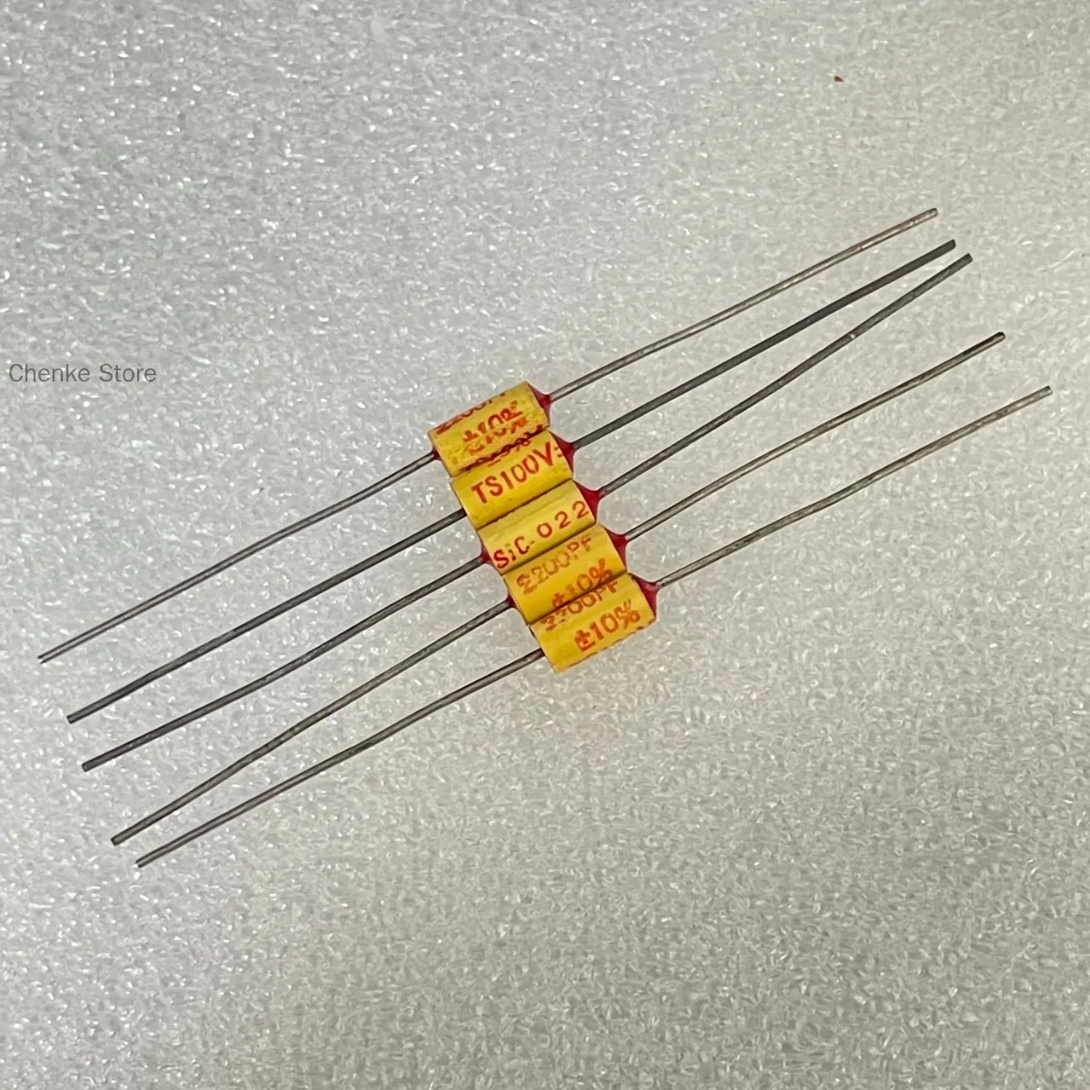 20 шт./Подлинная французская Античная Красная головка 2200PF 100 в осевая муфта