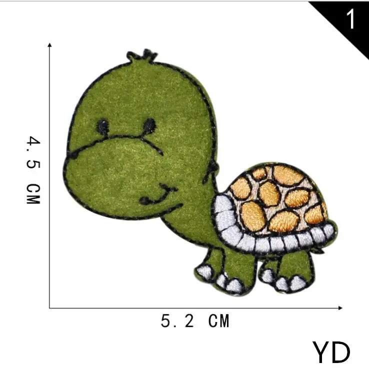 40 скин на выбор 10 шт. вышитая тканевая нашивка с мультяшными животными утюг