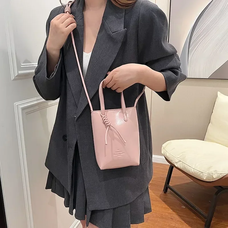 Женская красная мини-сумка через плечо из искусственной кожи Meet You летняя модная