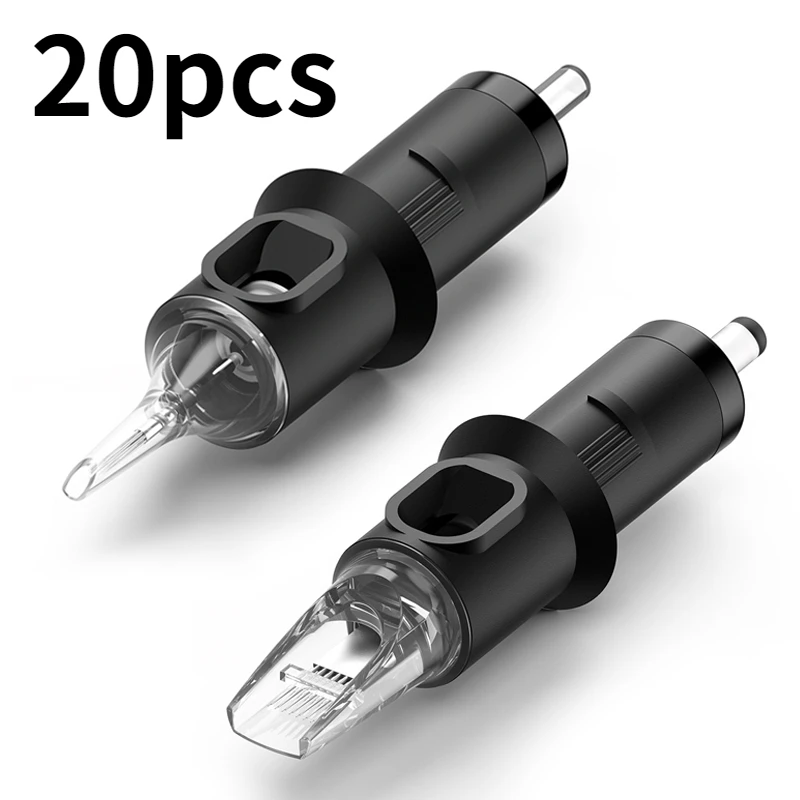 

20pcs Tattoo Cartridge Disposable Temporary Tattoo Needle RL RS RM M1 Eyebrow Piercing Needles Tattoo Supplies Equipment Tools