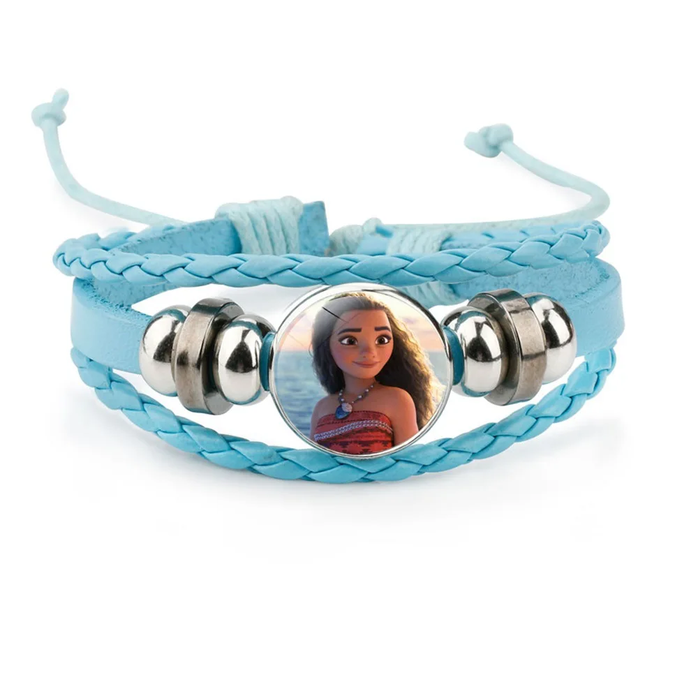 Новый фильм Диснея браслет принцессы Моаны 2 детский из бисера милые тканые