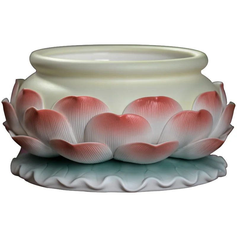 

Incense Burner Ceramic Lotus Buddha Hall Offering Line Incense Bamboo Stick Incenses Burner Small Buddha Offering SuppliesD711D