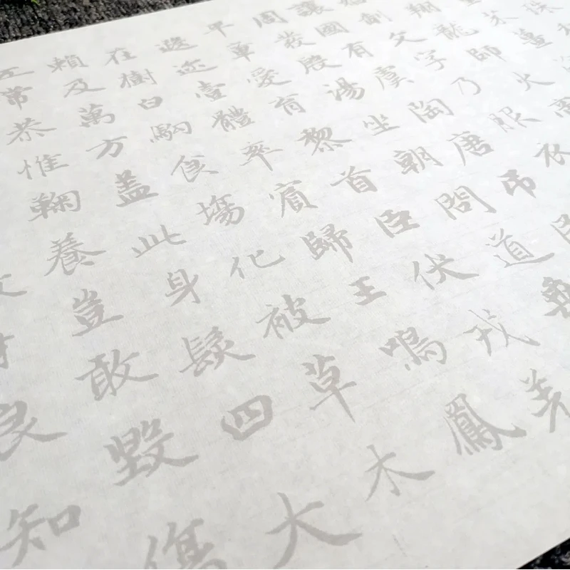 Тетрадь Zhao Mengfu с тысячами иероглифов традиционный китайский обычный шрифт