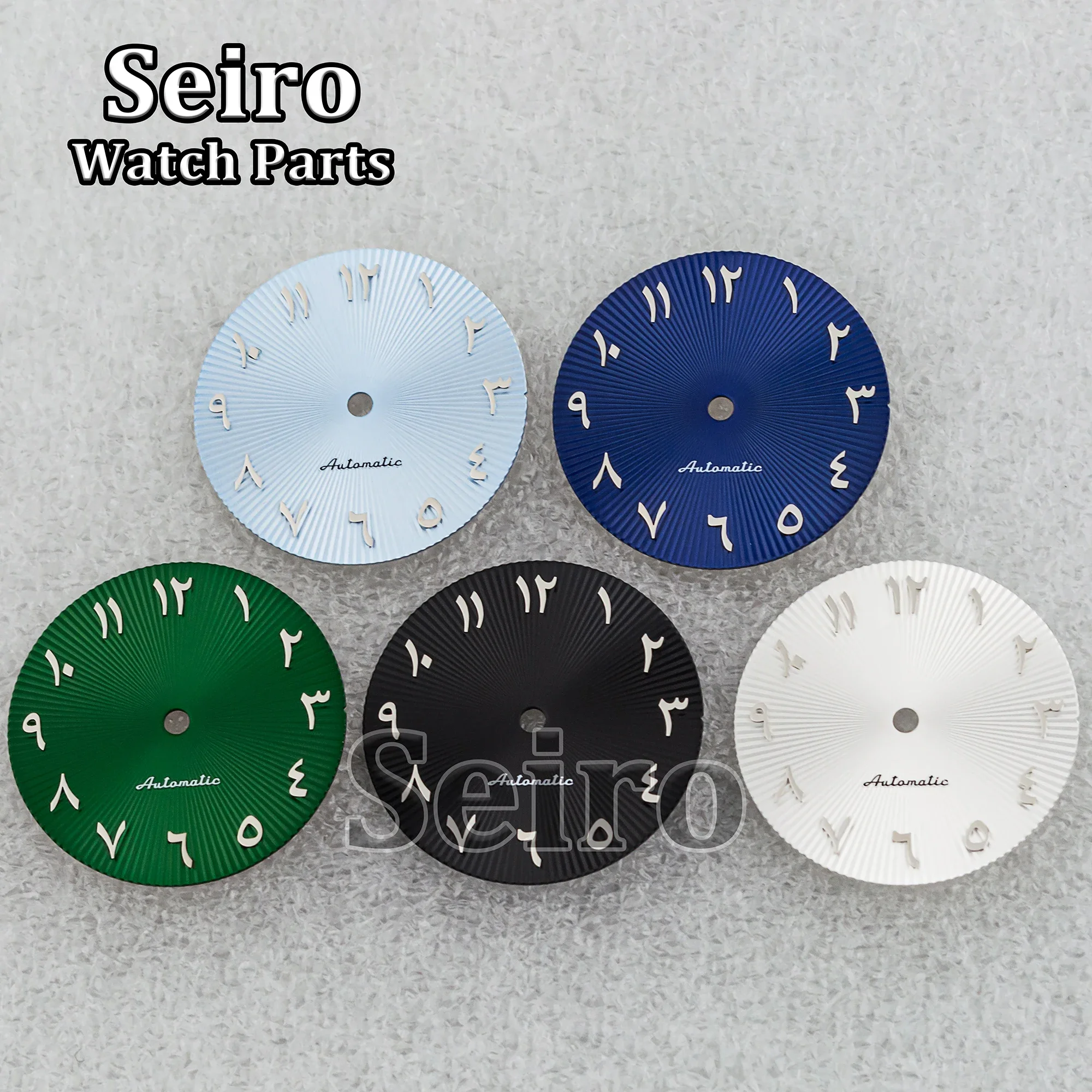 Seiro арабские цифры 28 5 мм часы Sunburst циферблат иглы подходят для MOD Datejust NH35 NH36 NH38