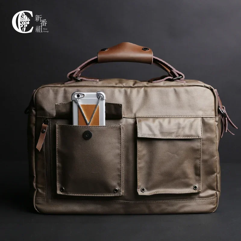 

Канвасная сумка для ноутбука