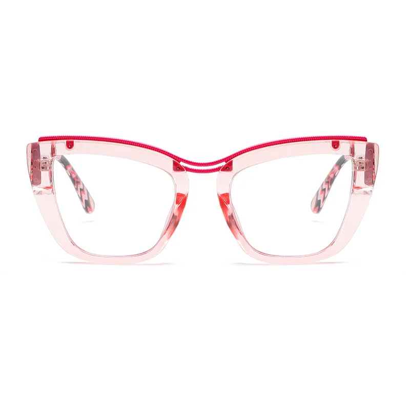 Rhaegal Original Design Women's Fashion Anti Blue Light Glasses New Stylish Cat Eye Blocker Transparent