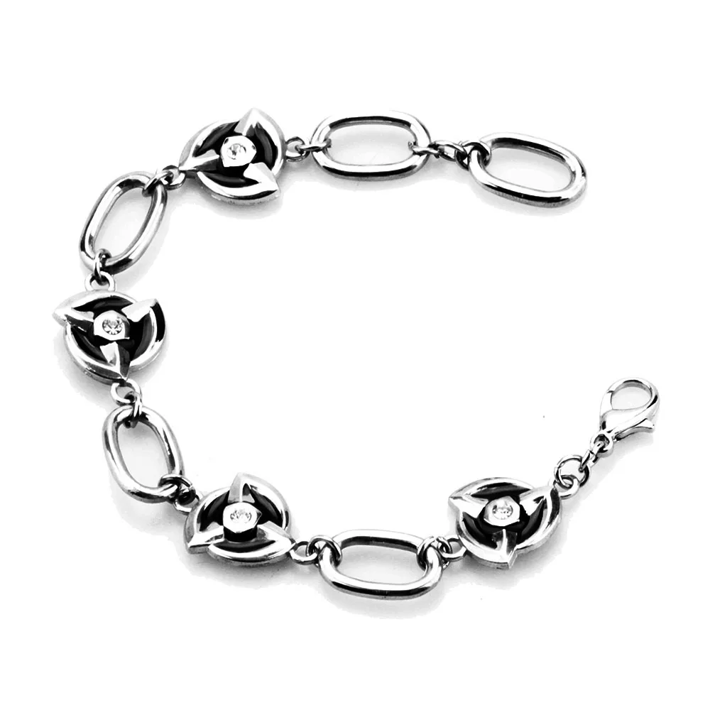 

Браслет из цинкового сплава с персонажами аниме «Наруто» Kakashi, ювелирное изделие с бриллиантами для мужчин и женщин, подарок сюрприз