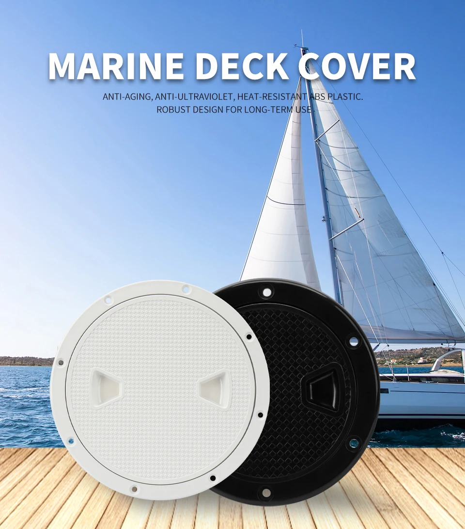 Round Deck Inspection Access Table Bateaux Marine Deck Cover Yacht Boat Accessories