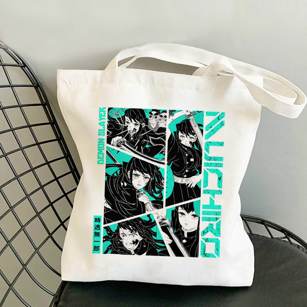 Сумка для покупок Kimetsu No Yaiba многоразовая Складная Сумка-тоут из переработанной