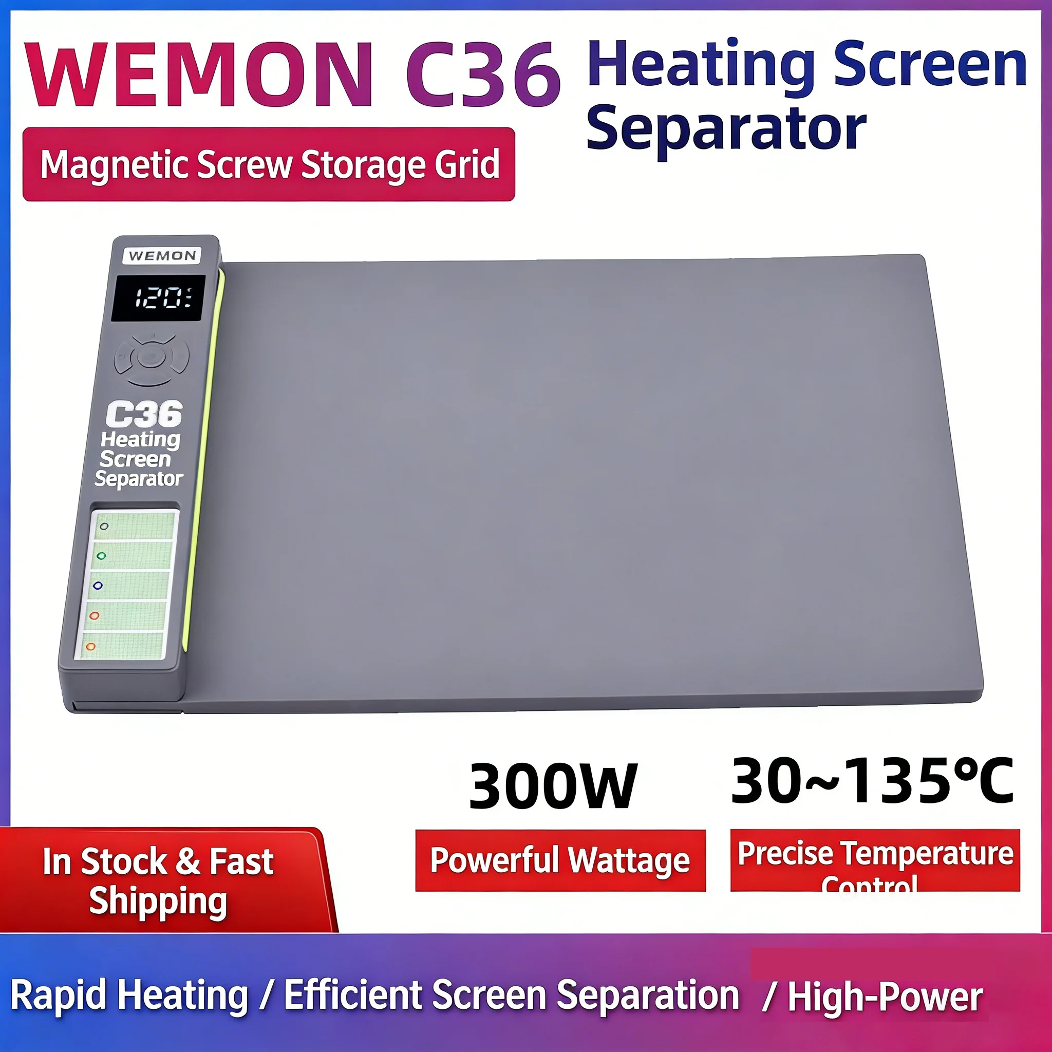 

Съемник экрана WEMON C36 для iPhone и Android