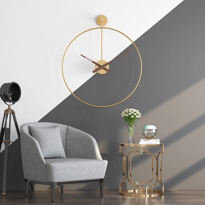 

Digital Metal 3d Wall Clock Modern Design Large Simple Silent Children Wall Clock Battery Rustic Round Reloj Pared Home Decor