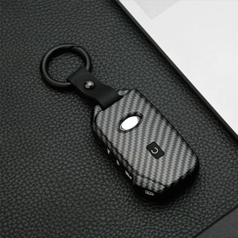 

Carbon FiberCar Remote Key Case Cover Protective Shell Fob For KIA Sportage RGT Stinger GT Sorento Ceed CD Cerato Forte 20182019