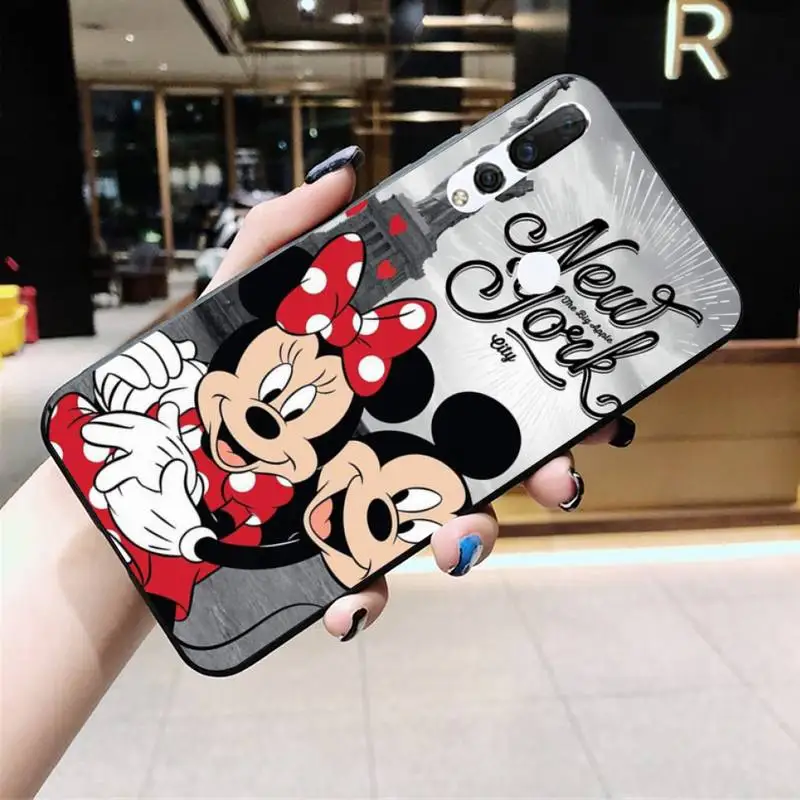 Cartoon Mickey Mouse Phone Case for Huawei Y6P Y8S Y8P Y5II Y5 Y6 2019 P Smart Prime Pro