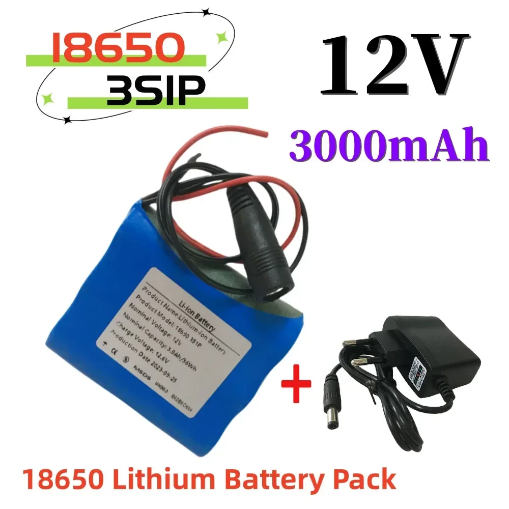 Литиевый аккумулятор 3S1P 12V 3000mAh