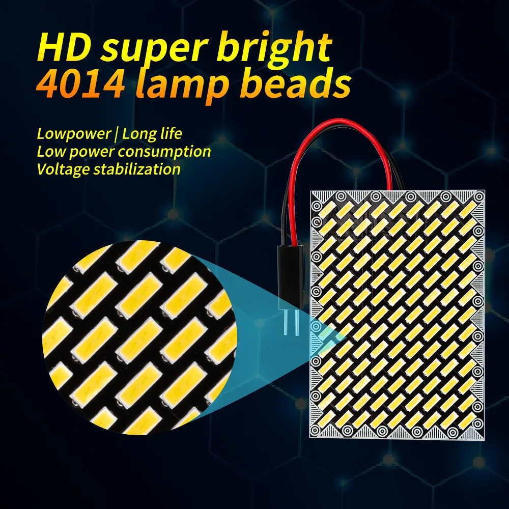 1 Шт. Универсальный Гирлянда C5W T10 BA9S Автомобильный Интерьер Лампа Для Чтения