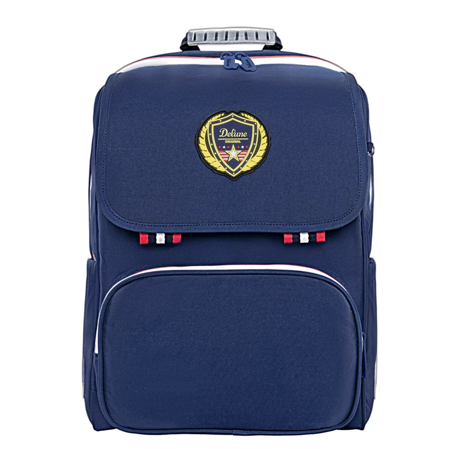 

Delune Kids England Style School Bags for Boys Fashion Orthopedic Backpack Primary Students Bagpack Mochila Infantil Grade 1-5