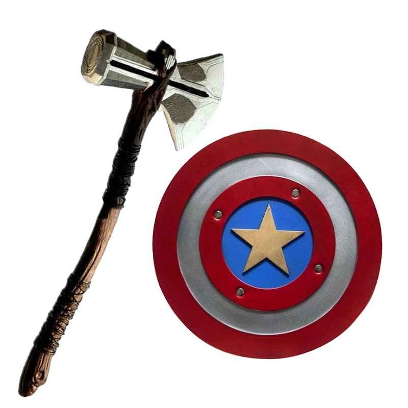 

Игрушка для косплея супергероя, 44 см, Громовой Молот молотка, искусственная кожа