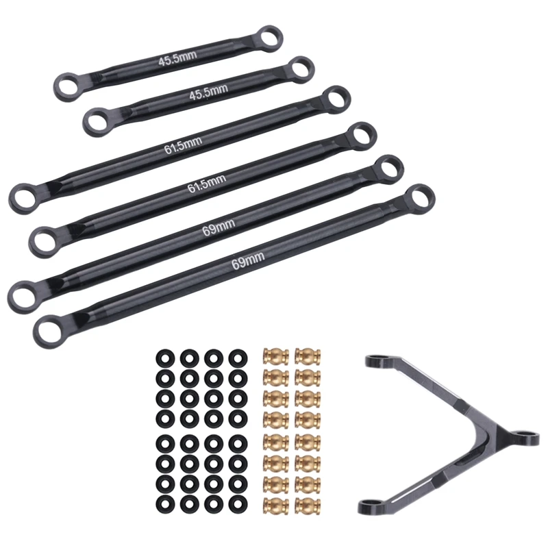 Набор рулевых тяг из металла для осевого SCX24 JEEP Gladiator 1/24 радиоуправляемый