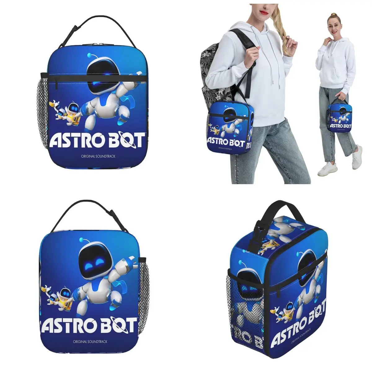 Игровая комната Astrobot Astros изолированная сумка для обеда офиса геймера робот