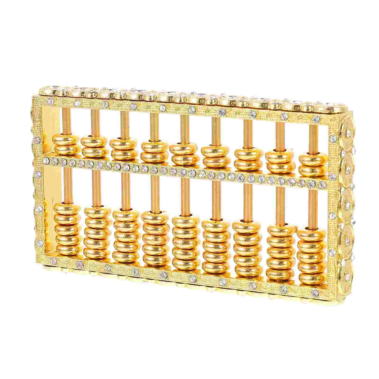 

Abacus Fortune Adornments Tabletop Figurines Home Decor Lucky Ornaments Zinc Alloy Creative Student Mini Toys
