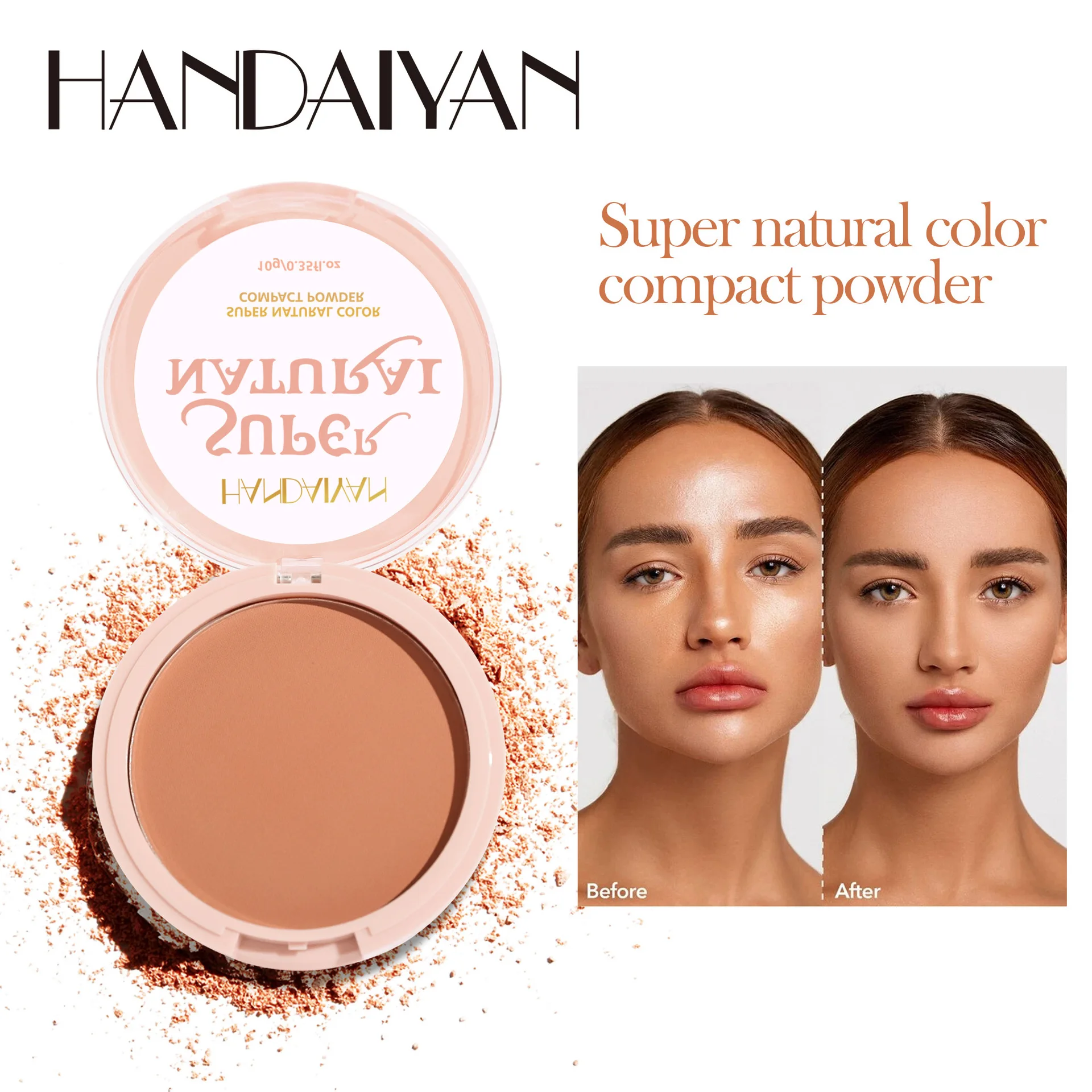 

8 Colors Face Powder Oil-Control 24 Hours SPF 30 PA+++ Long Lasting Waterproof Matte Face Makeup Cosmetic Setting Compact Powder