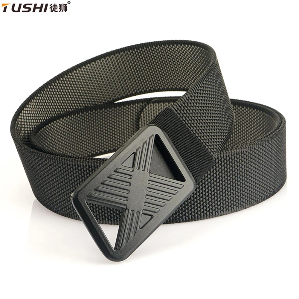 Ремень TUSHI тактический ремень для мужчин нейлоновый эластичный повседневный
