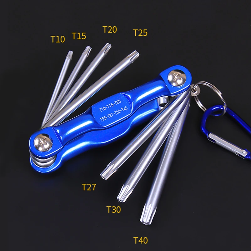 

Folding Hex Wrench Metal Metric Allen Wrench Set Allen Key Hex Screwdriver Wrenches Hand Tool Hexagon Spanner