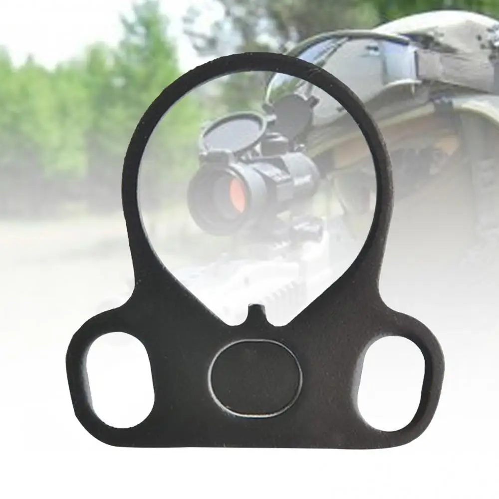 

for Outdoor Slings Plates Loop Slings Plates Two-ring Long-time Use Standard Steel Sling Loop Hiking Camping Climbing Sports