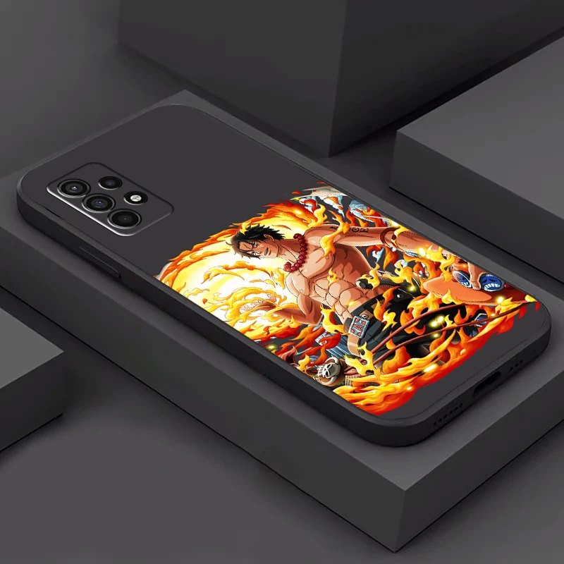 

ONE PIECE Anime Phone Case For Samsung Galaxy S20 S20FE S20 Ulitra S21 S21FE S21 Plus S21 Ultra Liquid Silicon Coque Funda