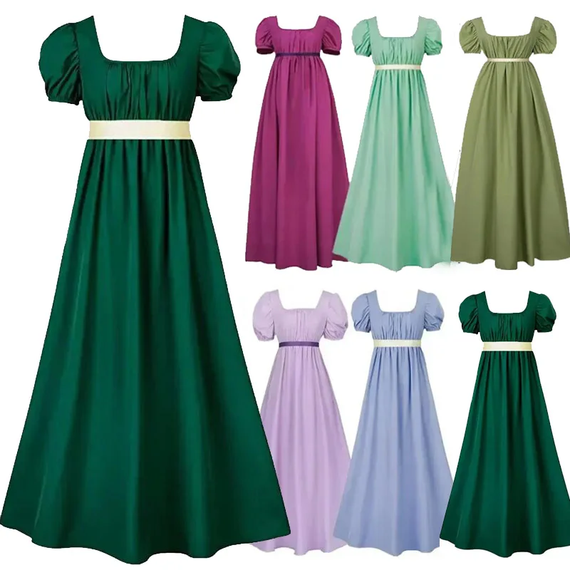 Новинка Ретро платье Bridgetown с высокой талией для выпускного вечера викторианское