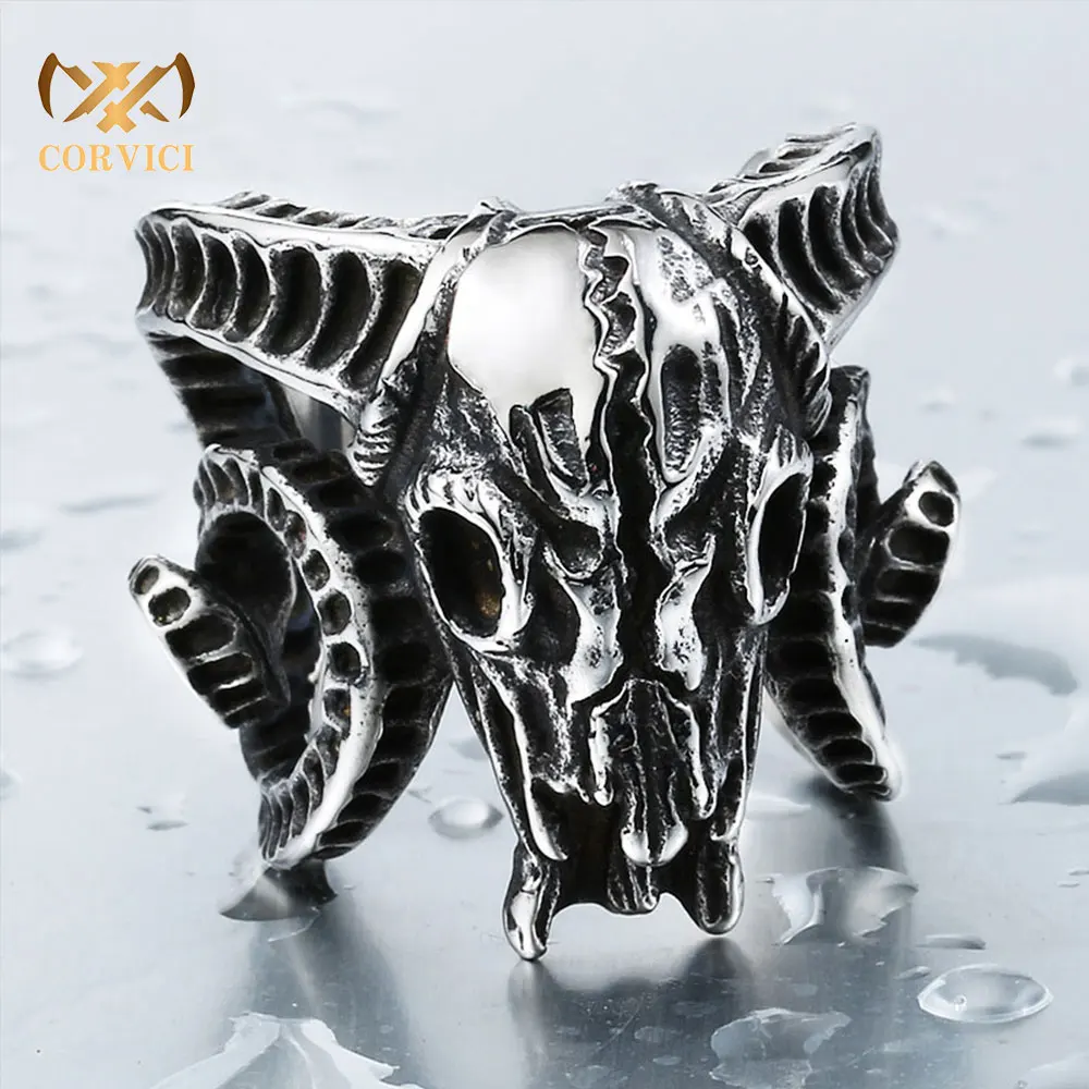 Коллекция 2022 года кольца в стиле панк со скелетом Винтажное кольцо из