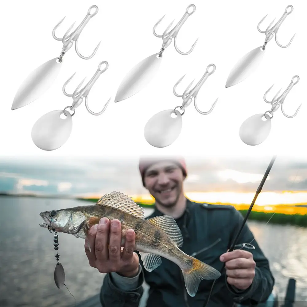 

Fishing Treble Hook High Carbon Steel Reinforced Vibration Rotary Sequin Barb Fresh Water Seawater Tackle Sharp High Quality HOT