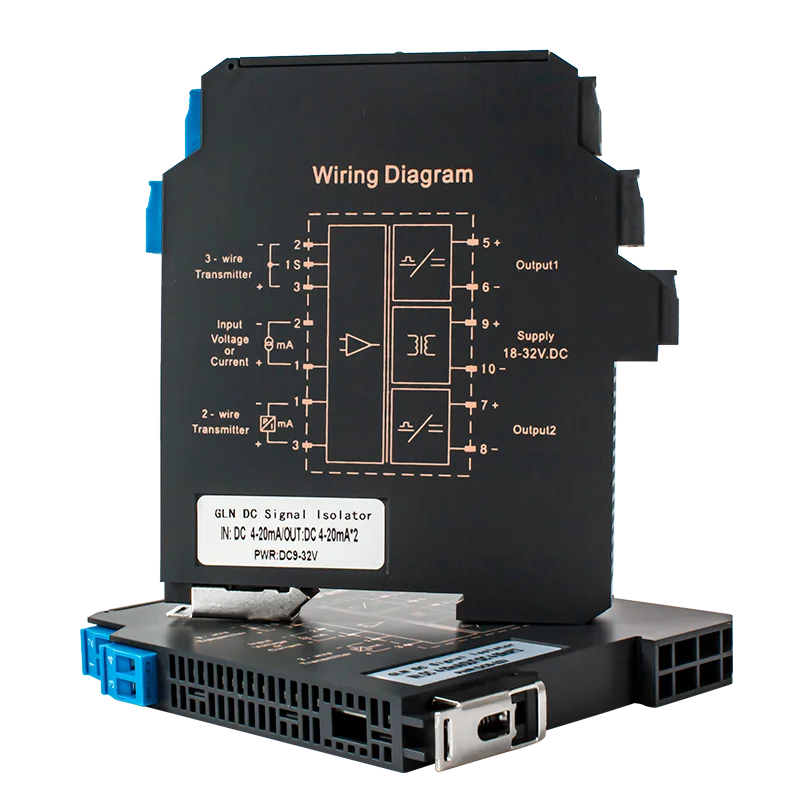 

Ultrathin DC Analog Signal Isolator 1 In 1 Out 1 In 2 Out DC24V 0-10V 4-20mA 0-5V Isolation Sensors Current Voltage Transmitter