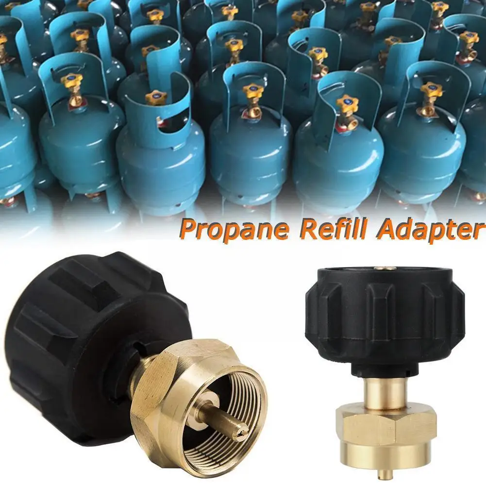 

Propane Bottle Refill Adapter Kit 1 LB Small Cylinder Kitchen Tank Tools Proper Fill Tools Camping Easy Seal for Outdoor Co R5X8