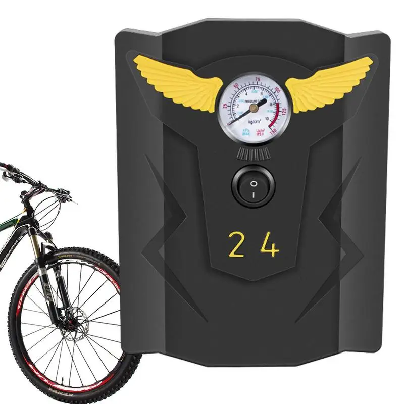 Car Air Pump Auto Tire Pumps 150psi Tire Inflator With Pressure Gauge Car Accessories For Car Bike Truck