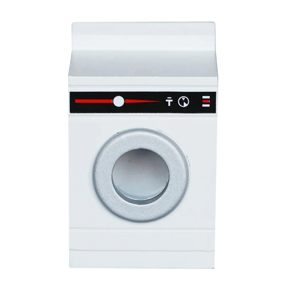 

Модель мебели для стиральной машины для дома, товары для дома, украшение, миниатюрная деревянная микро-сцена